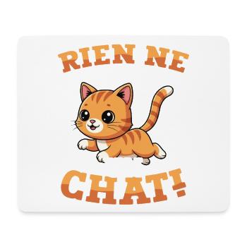 Pour les amateurs de chats, rien n’est mieux qu’un - Tapis de souris (format paysage) - blanc - Devant