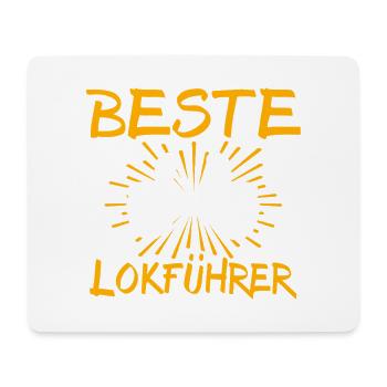 Train Driver Gift Idea - Mouse Pad (horizontal) - white - Front