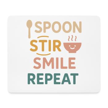Porridge Breakfast Culture Overnight - Mouse Pad (horizontal) - white - Front