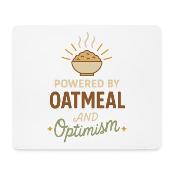 Porridge Breakfast Culture Overnight - Mouse Pad (horizontal) - white - Front