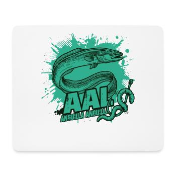Aal – Der Jäger der Nacht - Mousepad (Querformat) - Weiß - Vorne