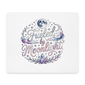 Witchcraft Fueled By Moonlight Loves Rune Symbols - Mouse Pad (horizontal) - white - Front