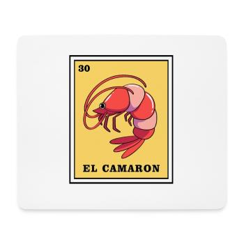 Loterie Mexicaine Bingo Tarot - Tapis de souris (format paysage) - blanc - Devant