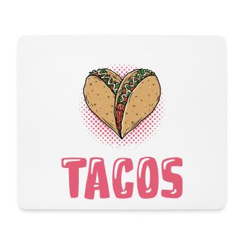 Just a Girl Who Loves Tacos - Mouse Pad (horizontal) - white - Front