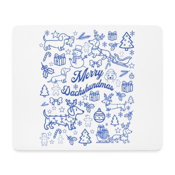 Joyeux teckels - Tapis de souris (format paysage) - blanc - Devant