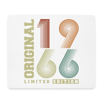 Original 1966 Vintage Vintage Birthday Retro - Mouse Pad (horizontal) - white - Front