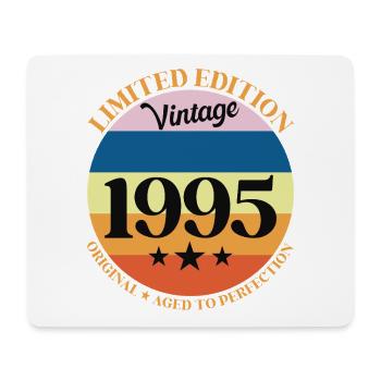 1995 Anniversaire Vintage Cadeau d'Anniversaire 95 - Tapis de souris (format paysage) - blanc - Devant
