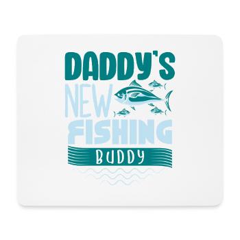 Angler Fischer Angeln Sportfischer - Mousepad (Querformat) - Weiß - Vorne