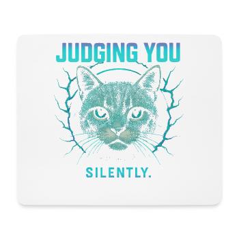 Katze Humor Katzen Geschenkidee Lustig Haustiere - Mousepad (Querformat) - Weiß - Vorne