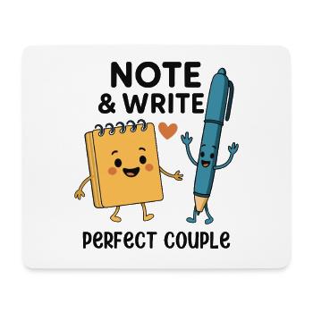 Note & Write Perfect Couple Fun Design - Mouse Pad (horizontal) - white - Front