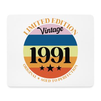 1991 Vintage Birthday Gift 91 Birthday - Mouse Pad (horizontal) - white - Front