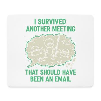 Office - Spruch - Mouse Pad (horizontal) - white - Front
