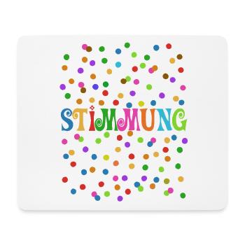 Fastnacht - Karneval - Stimmung - Konfetti - Mousepad (Querformat) - Weiß - Vorne