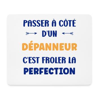 Next to a convenience store, perfection - Mouse Pad (horizontal) - white - Front