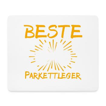 Parkettleger Geschenkidee - Mousepad (Querformat) - Weiß - Vorne