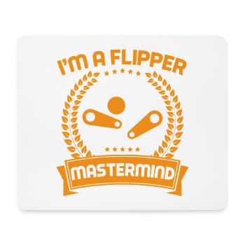 I´m A Flipper Mastermind Pinball Machine GIfts - Mouse Pad (horizontal) - white - Front
