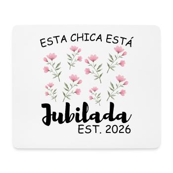 This girl is retiring in 2026 - Mouse Pad (horizontal) - white - Front