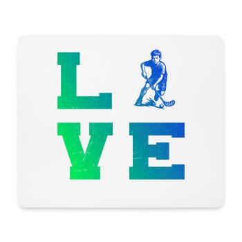 Floorball Stil für jeden Anlass - Mousepad (Querformat) - Weiß - Vorne