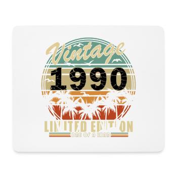 Vintage 1990 Limited Edition Palms - Mousepad (Querformat) - Weiß - Vorne