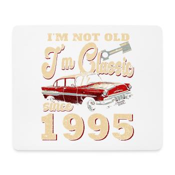 Not old, I've been classic since 1995 - Mouse Pad (horizontal) - white - Front