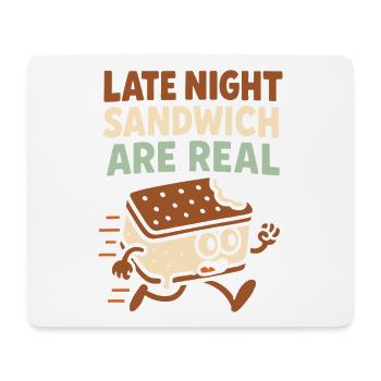 Eis-sandwich-liebhaber Sommerdessert - Mousepad (Querformat) - Weiß - Vorne