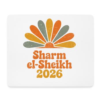 Sonnenaufgang Sharm el-Sheikh 2026 - Mousepad (Querformat) - Weiß - Vorne