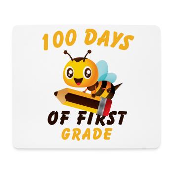 100 Tage der ersten Klasse 100. Schuljahre - Mousepad (Querformat) - Weiß - Vorne