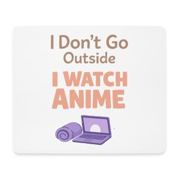 Anime-hausmensch Cuddly Weeb - Mouse Pad (horizontal) - white - Front