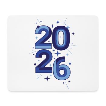 Celebrate 2026 New Year's Eve Fireworks - Mouse Pad (horizontal) - white - Front