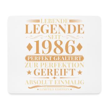 40 ans parfaitement maturé millésime 1986 - Tapis de souris (format paysage) - blanc - Devant
