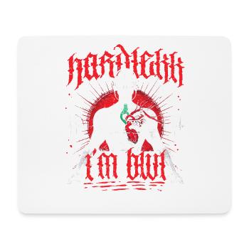 Hardtekk Tekke Ostdeutschland - Mousepad (Querformat) - Weiß - Vorne