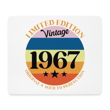 1967 Vintage Birthday Gift 67 Birthday - Mouse Pad (horizontal) - white - Front