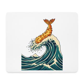 The Great Tempura Wave - Mouse Pad (horizontal) - white - Front