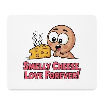 Smelly Cheese Forever Cartoon - Mousepad (Querformat) - Weiß - Vorne