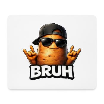 BRUH Potato Rockheld - Mouse Pad (horizontal) - white - Front