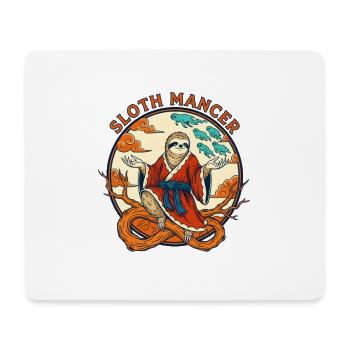 Slothmancer Master of Slow Magic Spirits - Mouse Pad (horizontal) - white - Front