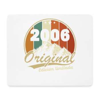 2006 Vintage Retro Birthday Gift - Mouse Pad (horizontal) - white - Front