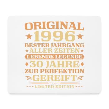 30th Birthday Living Legend 1996 Vintage - Mouse Pad (horizontal) - white - Front
