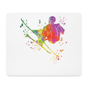 Alpine skiing Winter sports Nordic skiing - Mouse Pad (horizontal) - white - Front