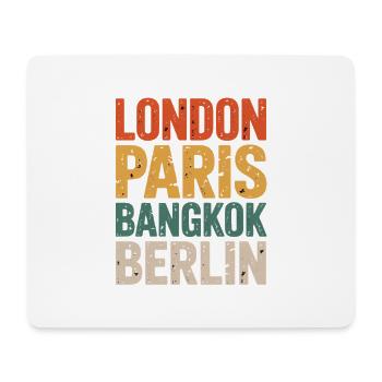 Berlin - Tapis de souris (format paysage) - blanc - Devant