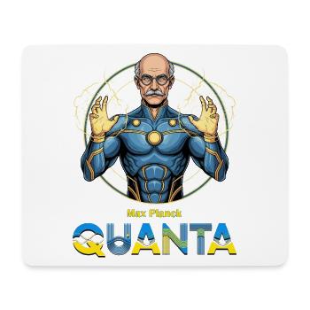 Quanta Planck Superhéros - Tapis de souris (format paysage) - blanc - Devant