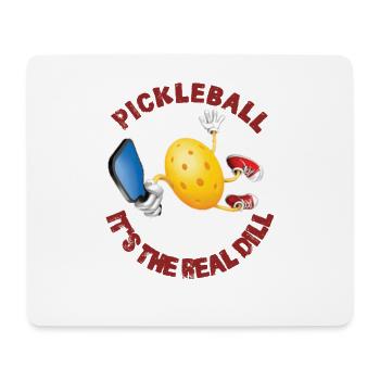 Pickleball: Es ist der wahre Dill - Mousepad (Querformat) - Weiß - Vorne