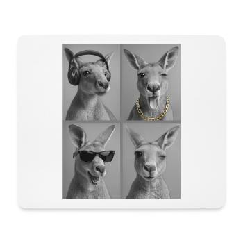 känguru - Mousepad (Querformat) - Weiß - Vorne