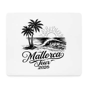 Tournée de Majorque 2026 - Tapis de souris (format paysage) - blanc - Devant