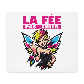 The Fairy Who Doesn't Give a Damn - Madame Rebelle - Mouse Pad (horizontal) - white - Front