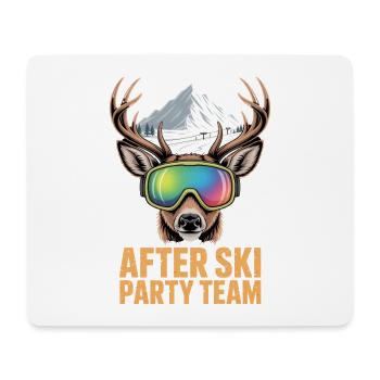 Party Team Après Ski - Mousepad (Querformat) - Weiß - Vorne