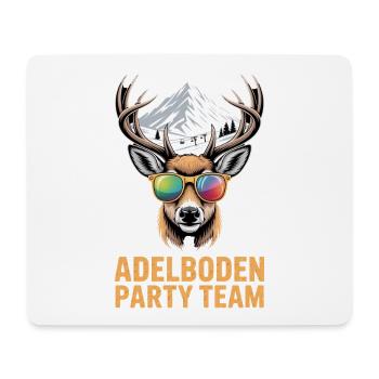 Adelboden Party Team Après Ski - Mouse Pad (horizontal) - white - Front