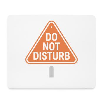 Do Not Disturb Sloth Anti Social - Mouse Pad (horizontal) - white - Front