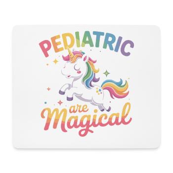 Pediatrics Magical Unicorn - Mouse Pad (horizontal) - white - Front