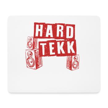 Hardtekk Over Everything Tekke Ostdeutschland - Mousepad (Querformat) - Weiß - Vorne